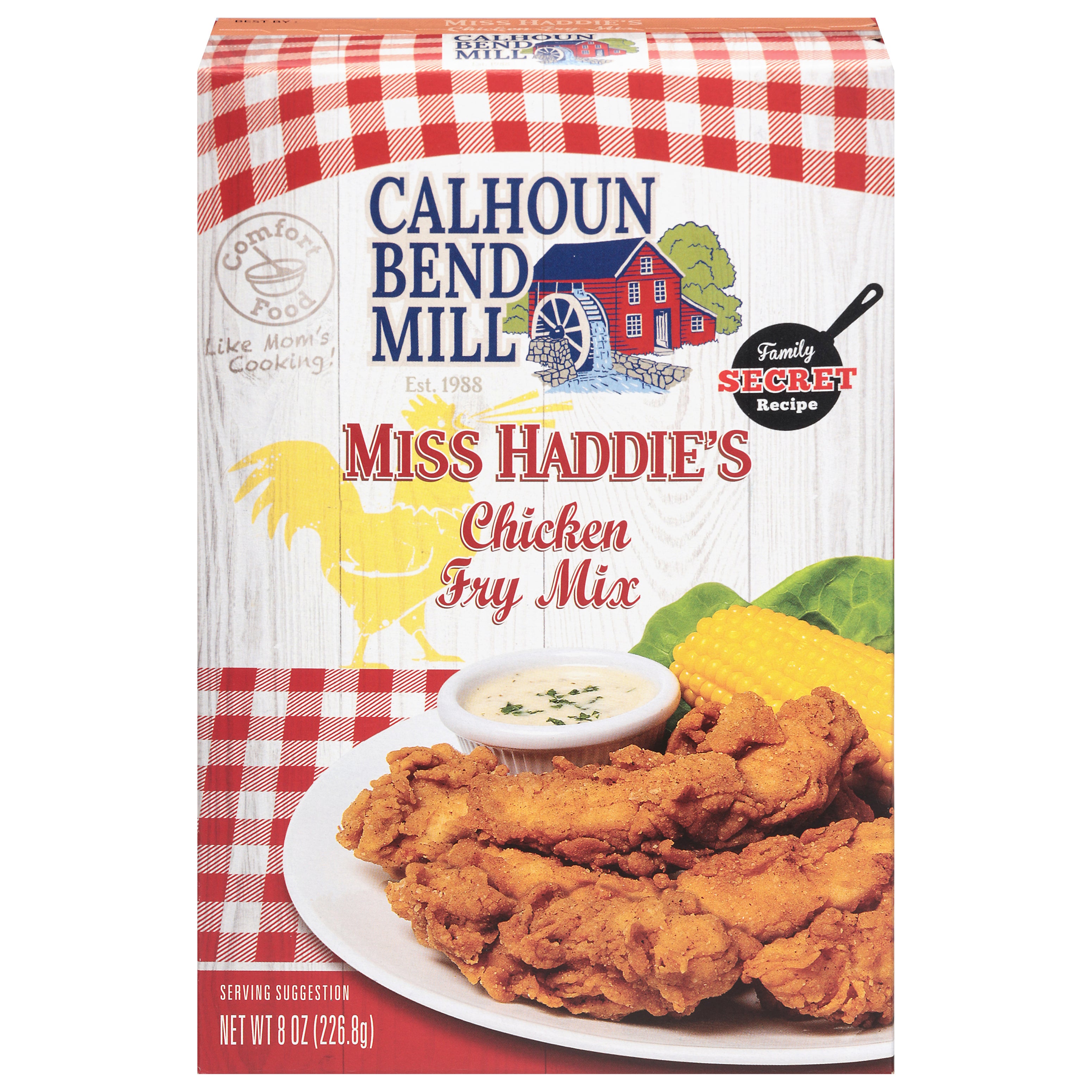 Calhoun Bend Mill Miss Haddie's Chicken Fry Mix 8 oz - Case of 6