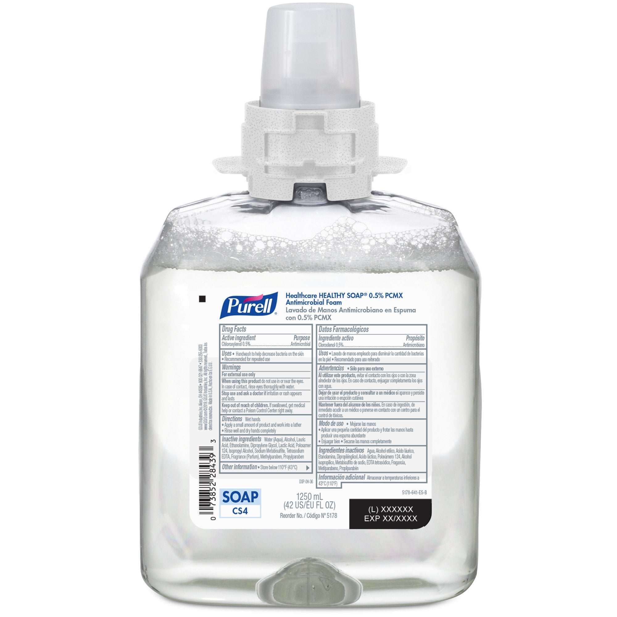 GOJO - Antimicrobial Soap Purell® Healthy Soap® Foaming 1,250 mL Dispenser Refill Bottle Floral Scent [1/EA]