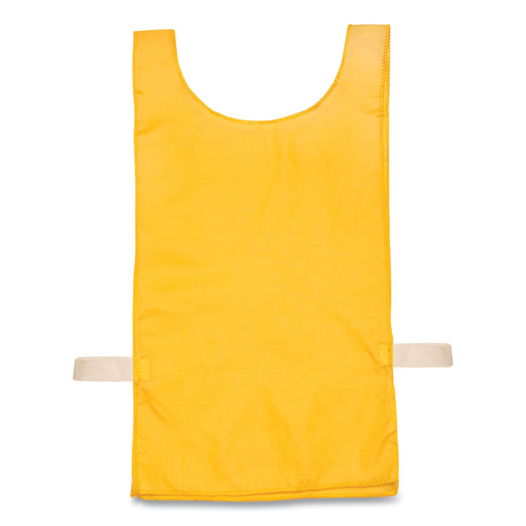 Champion Sports - Heavyweight Pinnies, Nylon, One Size, Gold, 1/Dozen