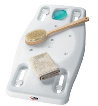 Apex-Carex Healthcare - Bath Bench Carex® Without Arms Plastic Frame Without Backrest 31 Inch Seat Width 300 lbs. Weight Capacity [1/EA]