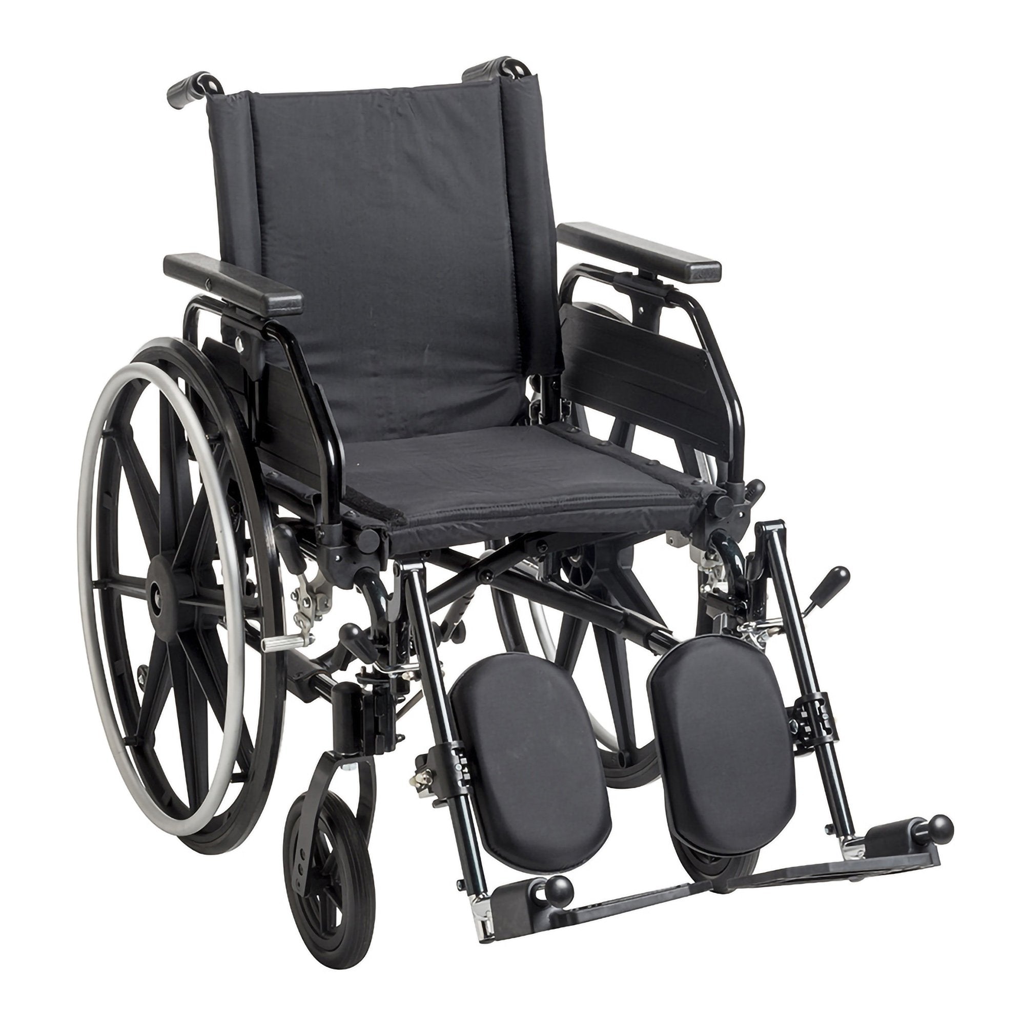 Drive Medical - Wheelchair drive™ Viper Plus GT Dual Axle Universal Arm Swing-Away Footrest Deep Green Upholstery 20 Inch Seat Width Adult 300 lbs. Weight Capacity [1/EA]