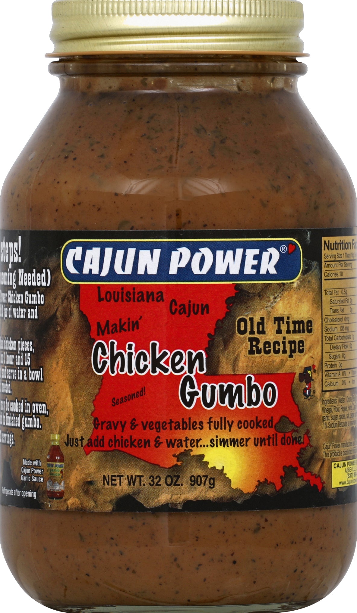 Cajun Power Garlic Sauce 30 oz - Case of 6