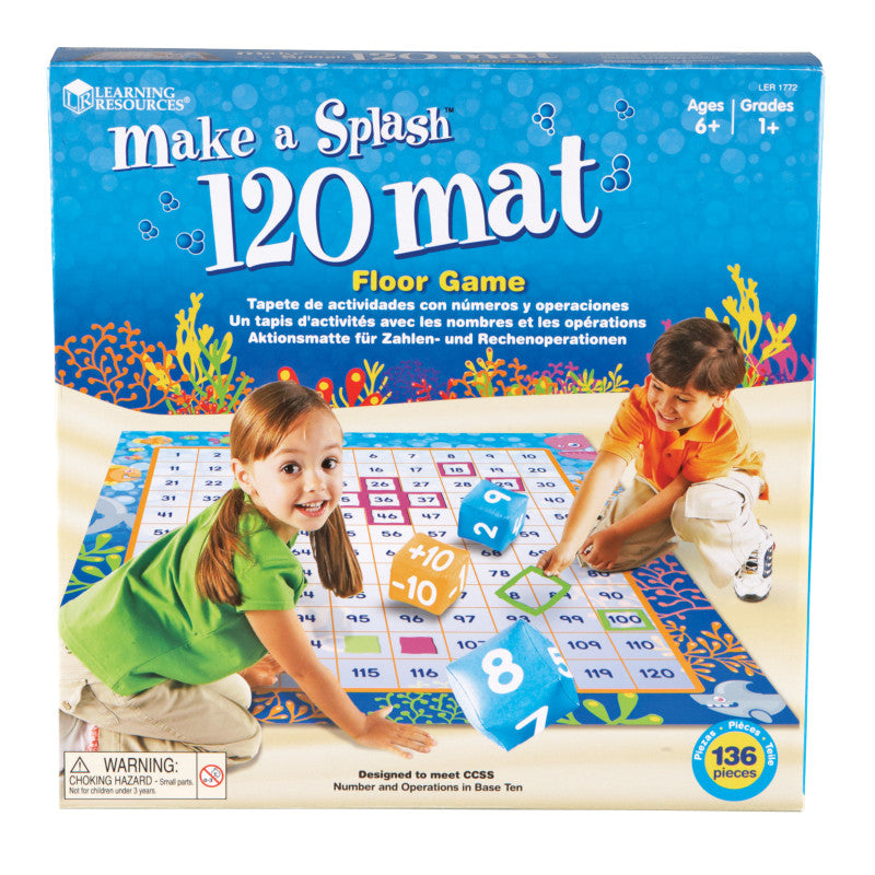 LEARNING RESOURCES - Make a Splash™120 Mat Floor Game