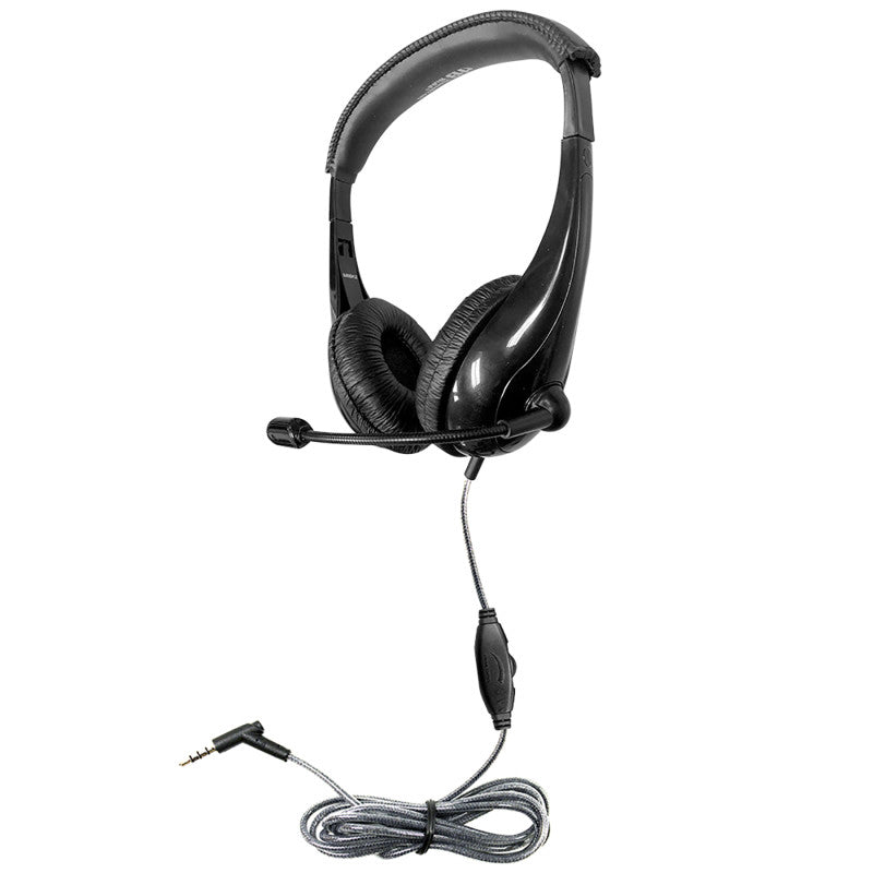 HAMILTONBUHL - Motiv8 TRRS Classroom Headset with Gooseneck Mic and In-line Volume Control