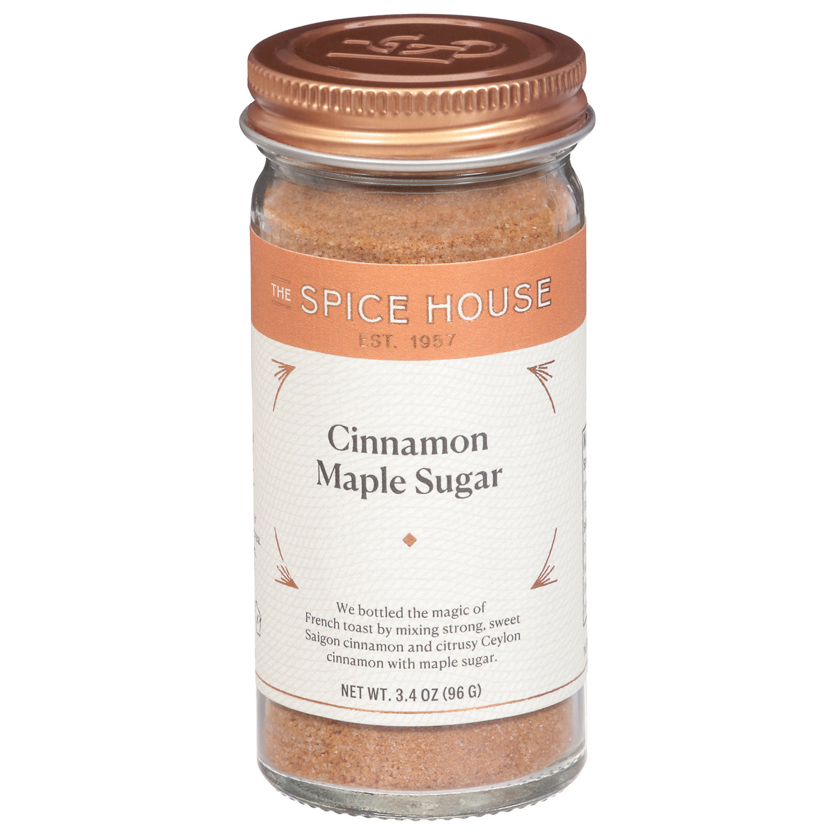 The Spice House Cinnamon Maple Sugar 3.4 oz - Case of 6