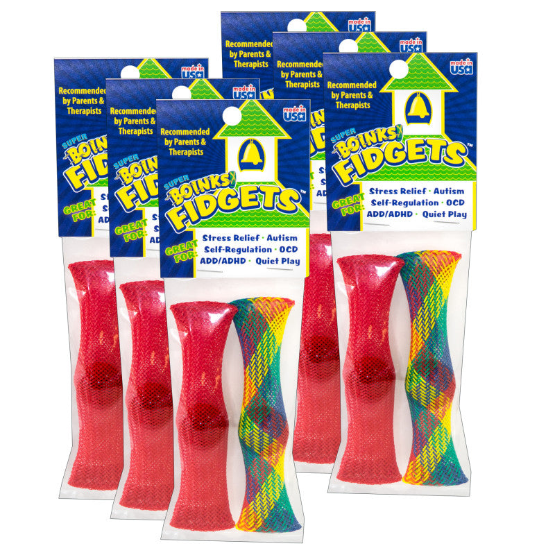 ENDLESS POSSIBILITIES - Super Boinks® Fidgets®, 2 Per Pack, 6 Packs