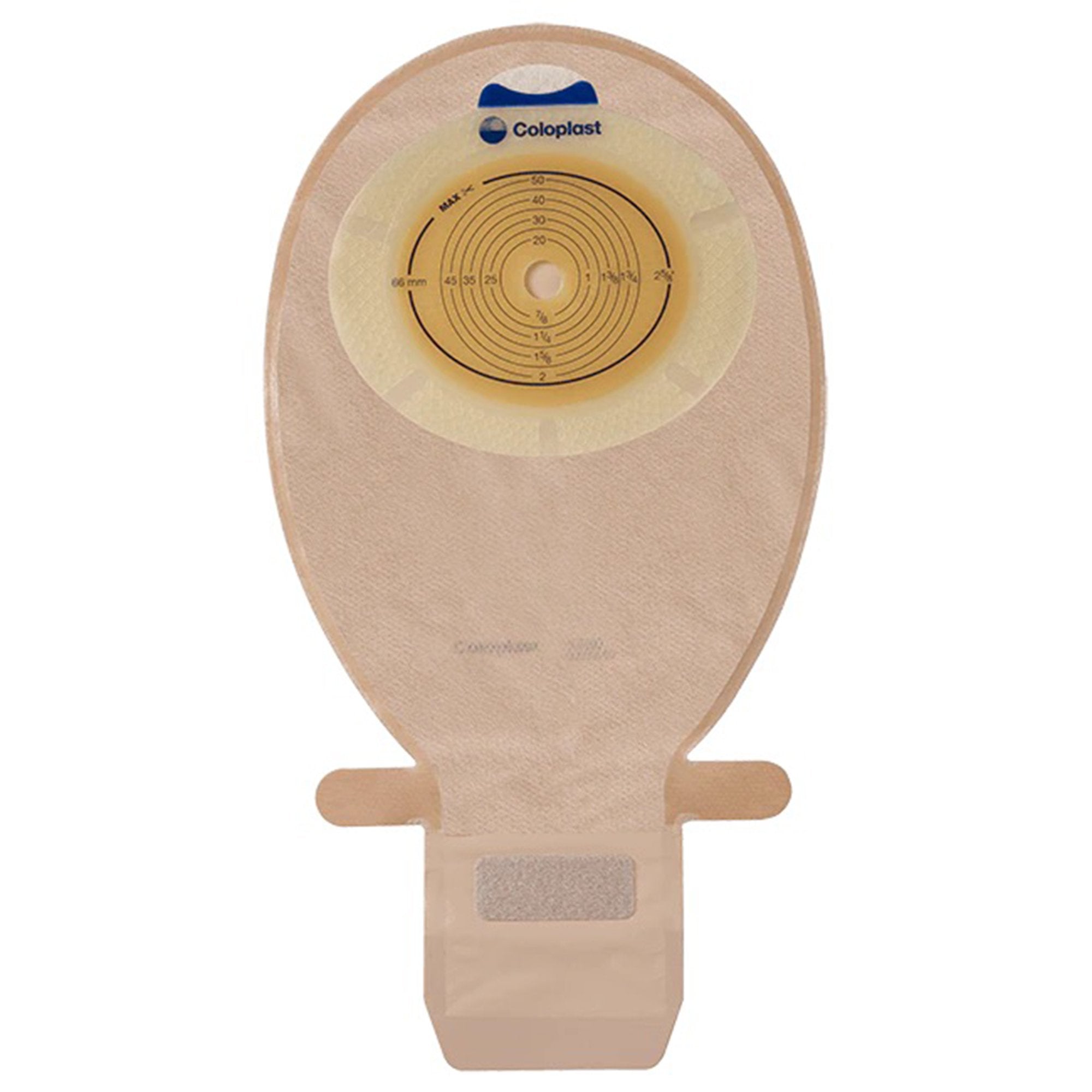 Coloplast - Ostomy Pouch SenSura® EasiClose™ One-Piece System 11-1/2 Inch Length, Maxi Flat, Pre-Cut 1-3/8 Inch Stoma Drainable [20/BX]