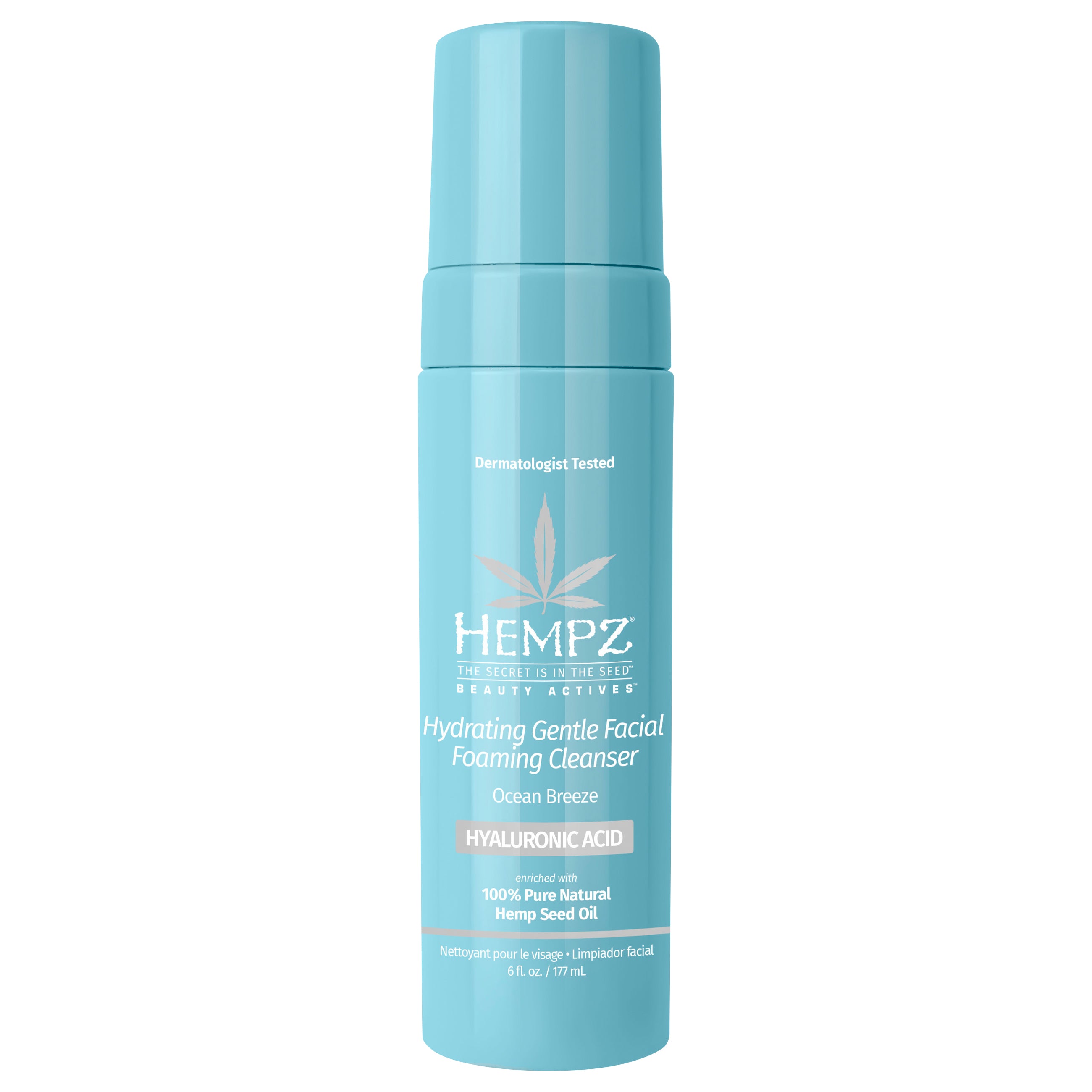 Beauty Actives Ocean Breeze Gentle Facial Foaming Cleanser with Hyaluronic Acid - Case of 1