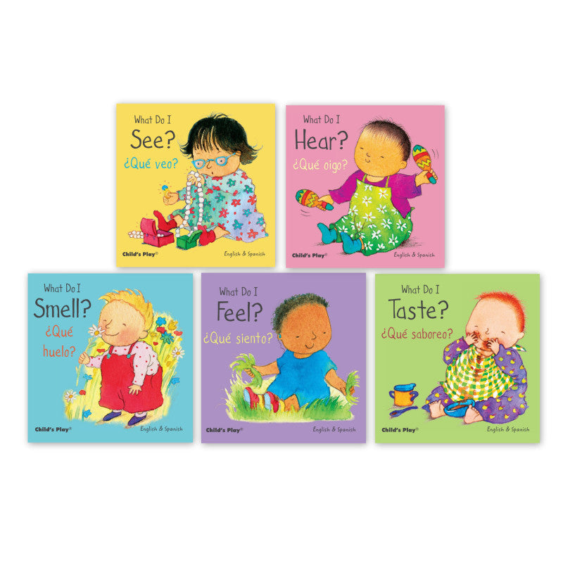 CHILD'S PLAY BOOKS - Small Senses Bilingual Board Books, Set of 5
