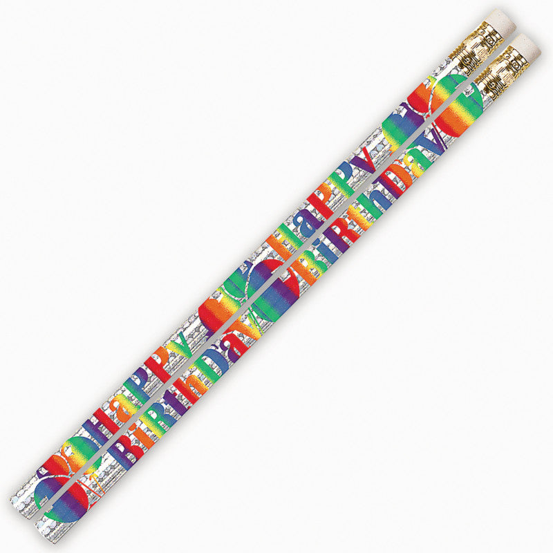 MUSGRAVE PENCIL COMPANY - Birthday Blitz Motivational Pencils, Pack of 144