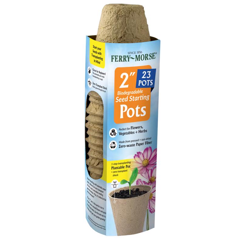 PLANTATION PRODUCTS - Ferry-Morse 23 Cells 2 in. H X 2.25 in. W X 2.25 in. L Seed Starting Peat Pot 23 pk