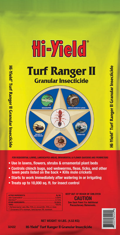 HI-YIELD - Hi-Yield Turf Ranger II Insect Killer Granules 10 lb
