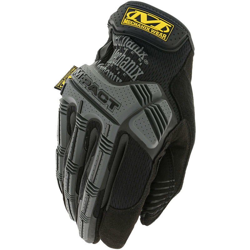 MECHANIX WEAR - Mechanix Wear M-Pact Men's Indoor/Outdoor Impact Gloves Black/Gray XL 1 pair