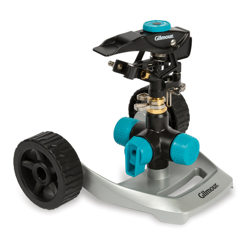 GILMOUR - Gilmour Plastic Wheeled Base Impact Sprinkler 5800 sq ft 1 pk