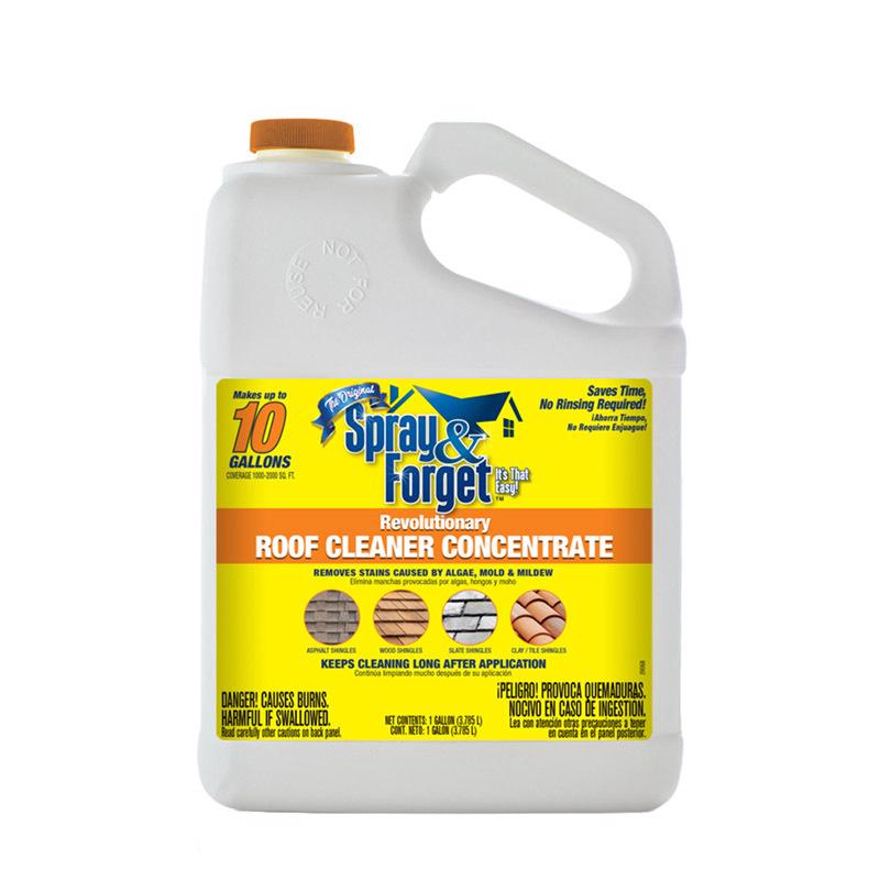 SPRAY & FORGET - Spray & Forget Roof Cleaner 1 gal Liquid - Case of 4