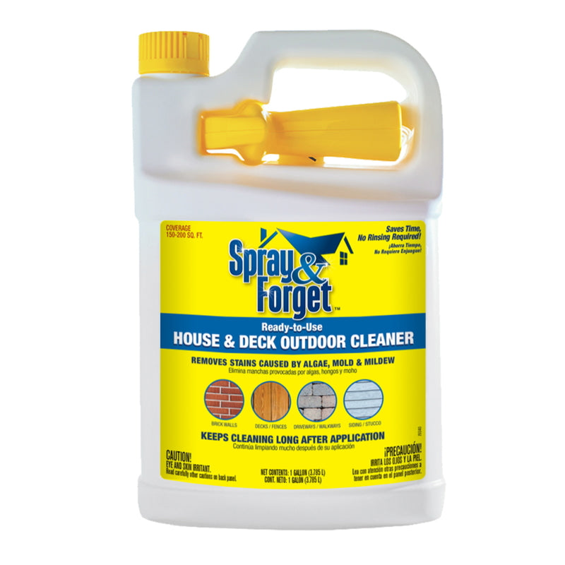 SPRAY & FORGET - Spray & Forget House and Deck Cleaner 1 gal Liquid