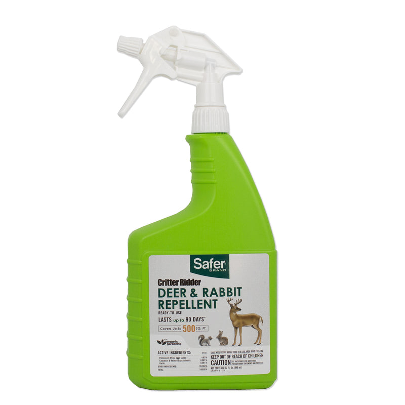 SAFER BRAND - Safer Brand Critter Ridder Animal Repellent Liquid For Deer, Rabbit and Squirrel 32 oz - Case of 6