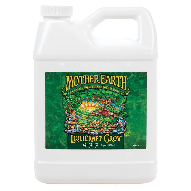 MOTHER EARTH - Mother Earth LiquiCraft Grow All Plant 4-3-3 Plant Fertilizer 1 qt