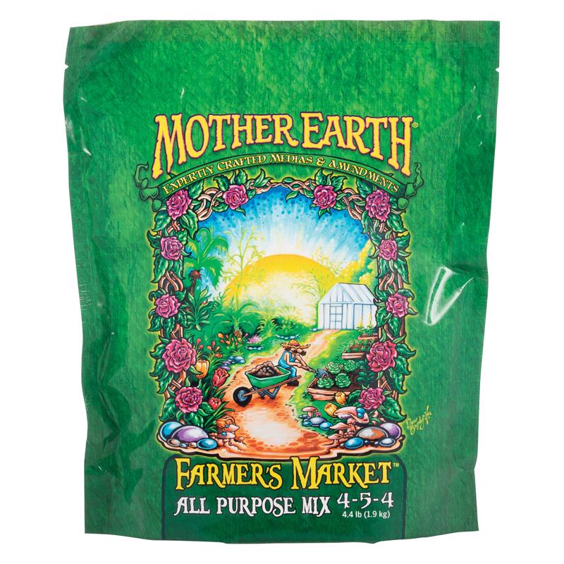 MOTHER EARTH - Mother Earth Farmers Market All Plant 4-5-4 Plant Fertilizer 4.4 lb