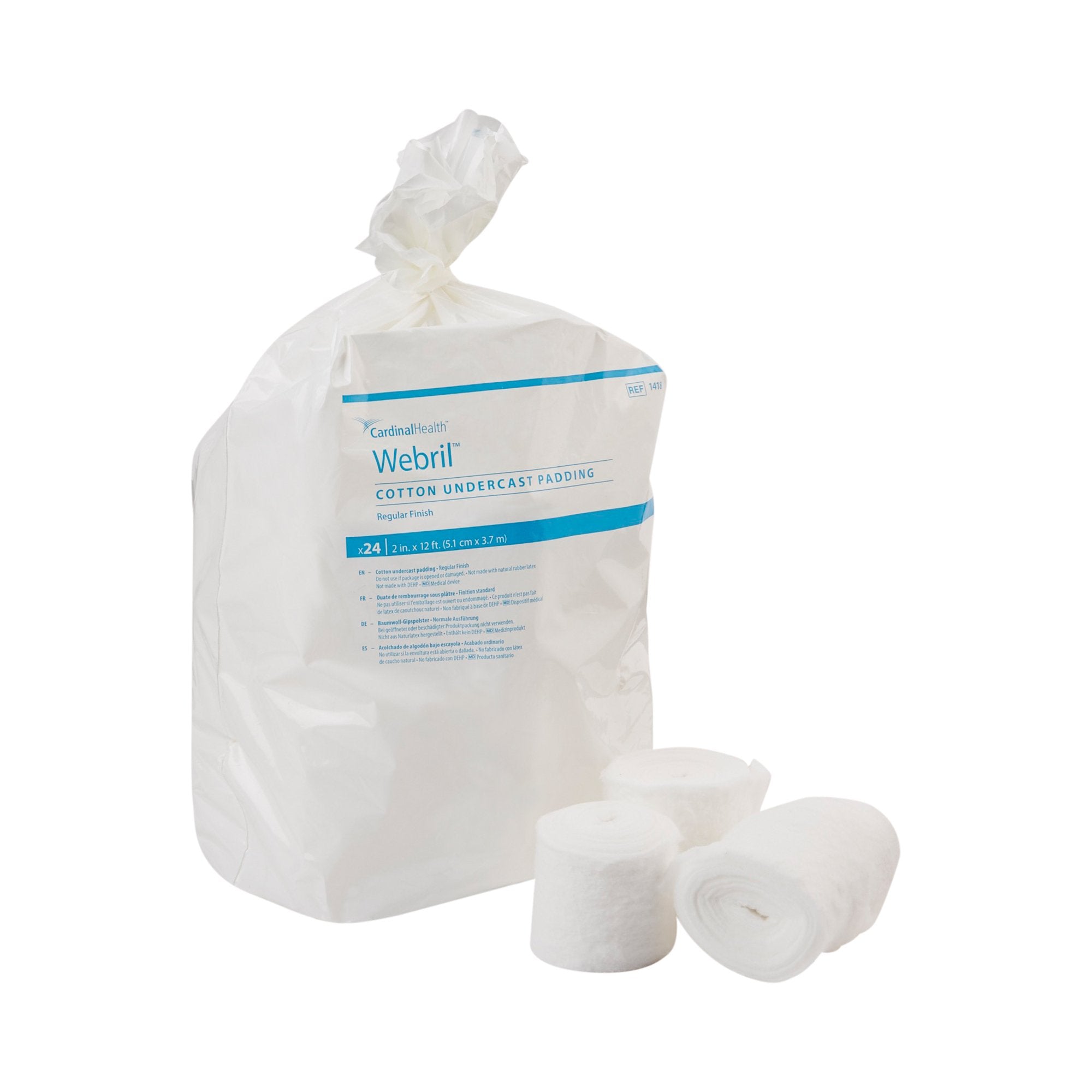 Cardinal - Cast Padding Undercast Webril™ 2 Inch X 4 Yard Cotton NonSterile [1/EA]