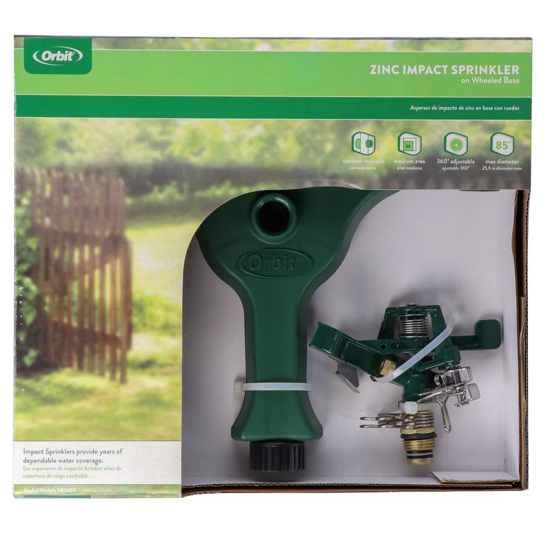 ORBIT - Orbit Plastic Wheeled Base Impact Sprinkler 5670 sq ft 1 pk