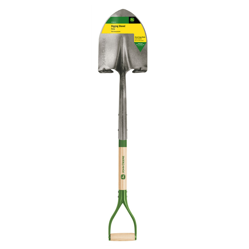 JOHN DEERE - John Deere 42 in. Steel Digging Shovel Wood Handle