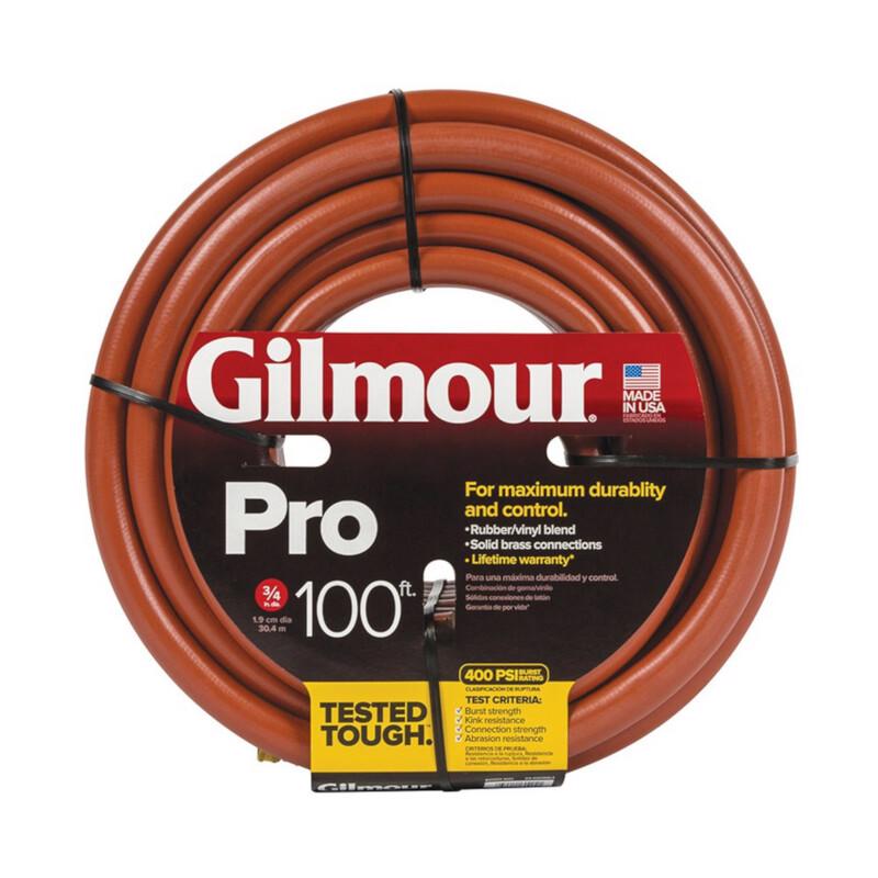 FISKARS - Gilmour Pro 3/4 in. D X 100 ft. L Commercial/Professional Grade Garden Hose