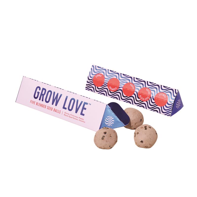 MODERN SPROUT - Modern Sprout Grow Love Wildflower Mix Seed Balls 1 pk - Case of 6