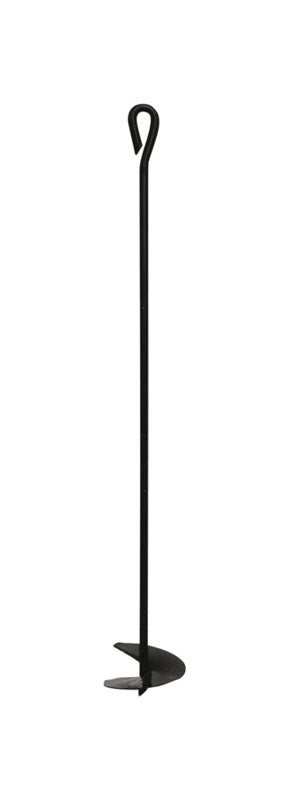 TIE DOWN ENGINEERING - Tie Down Engineering 5/8 in. D X 40 in. L Steel Oval Head Anchor Eye with Auger 1 pk