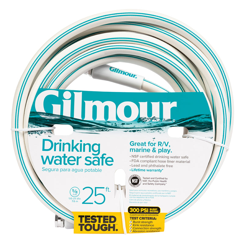 FISKARS WATERING - Gilmour 5/8 in. D X 25 ft. L RV/Marine Hose