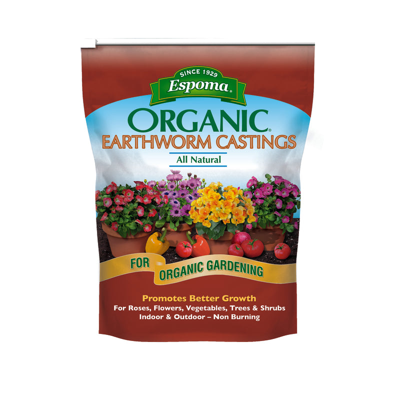 ESPOMA ORGANIC - Espoma Earthworm Castings Organic Everything that Grows Fertilizer 4 qt