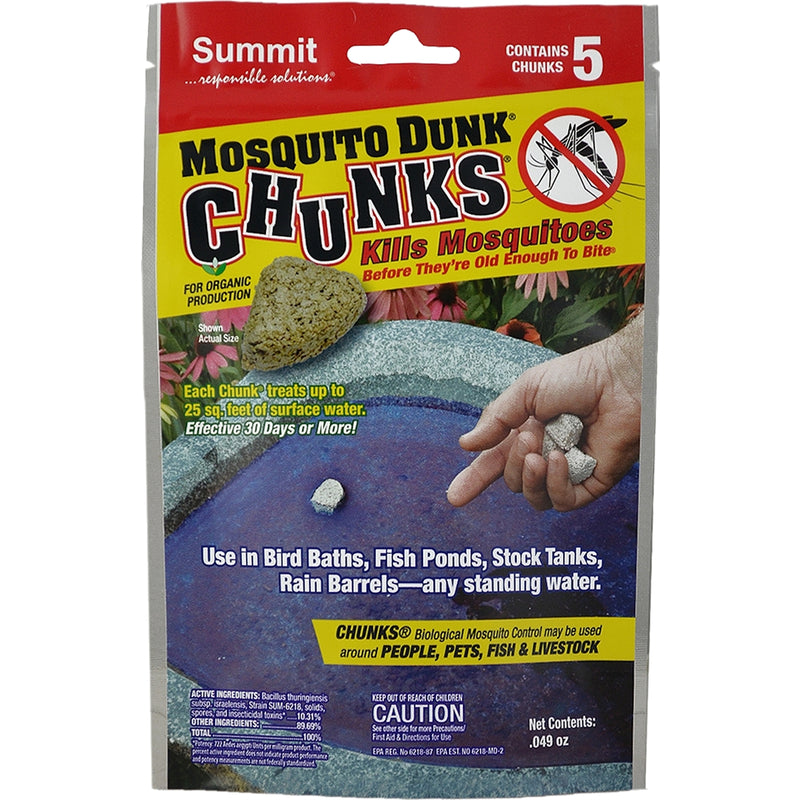 MOSQUITO DUNK - Summit Mosquito Dunk Insect Killer Solid 5 pk - Case of 12