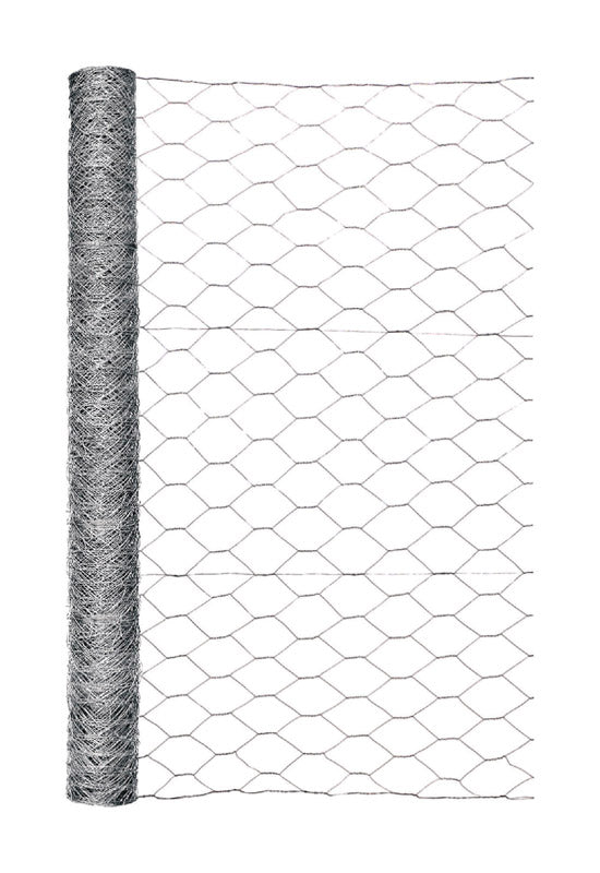 GARDEN ZONE - Garden Craft 36 in. H X 50 ft. L Galvanized Steel Poultry Netting 2 in.