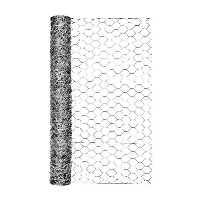 GARDEN ZONE - Garden Craft 48 in. H X 50 ft. L Galvanized Steel Poultry Netting 2 in.