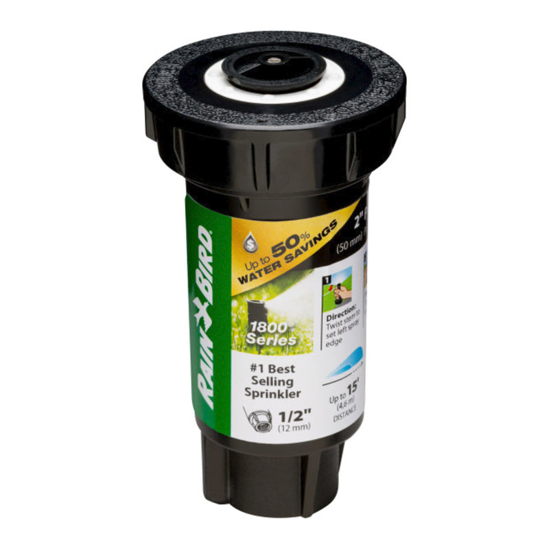 RAIN BIRD - Rain Bird 1800 Series 2 in. H Adjustable Pop-Up Spray Head [1802HV15PR]