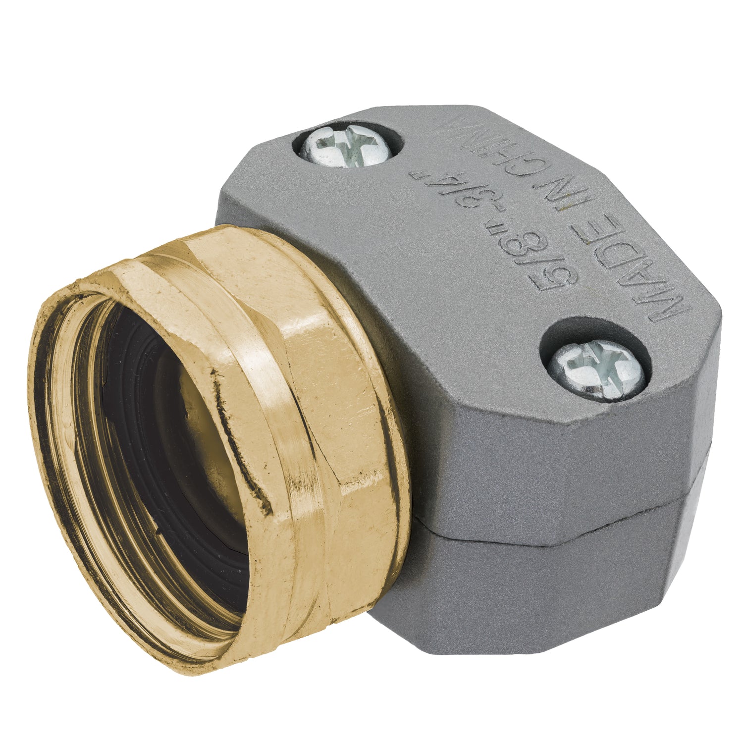 Orbit 5/8 - 3/4 in. Metal Threaded Female Hose Mender