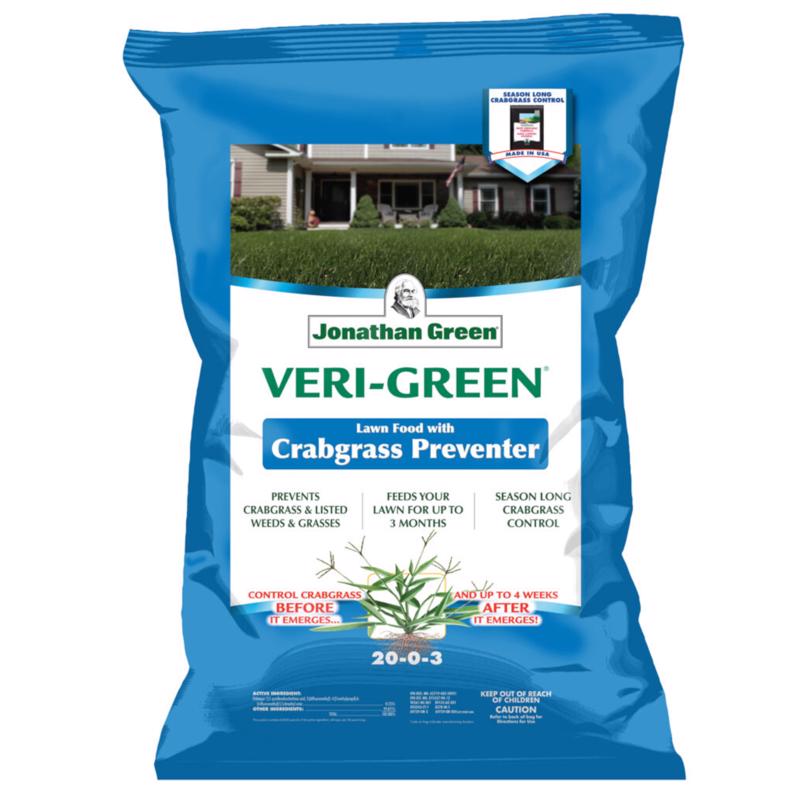 JONATHAN GREEN - Jonathan Green Veri-Green Crabgrass Preventer Lawn Food For All Grasses 15000 sq ft