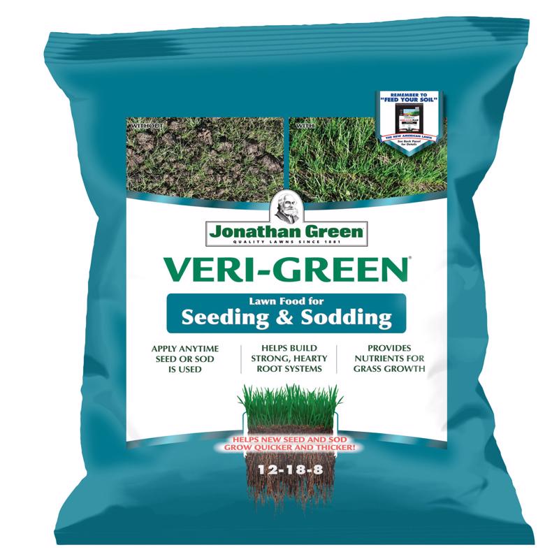 JONATHAN GREEN - Jonathan Green Veri-Green Lawn Starter Lawn Food For All Grasses 5000 sq ft