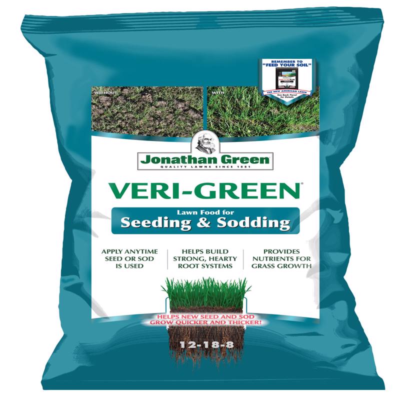 JONATHAN GREEN - Jonathan Green Veri-Green Lawn Starter Lawn Food For All Grasses 15000 sq ft
