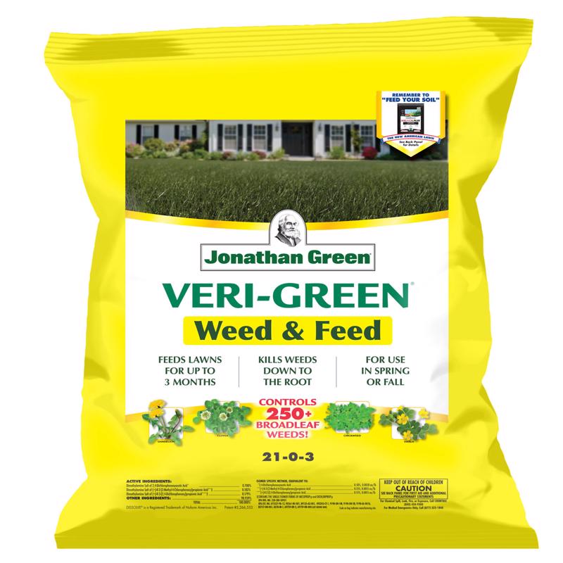 JONATHAN GREEN - Jonathan Green Veri-Green Weed & Feed Lawn Food For All Grasses 5000 sq ft