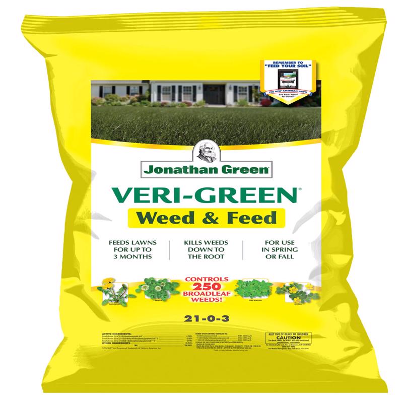 JONATHAN GREEN - Jonathan Green Veri-Green Weed & Feed Lawn Food For All Grasses 15000 sq ft