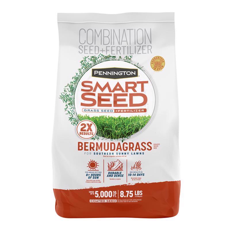 PENNINGTON - Pennington Smart Seed Bermuda Grass Full Sun Grass Seed and Fertilizer 8.75 lb