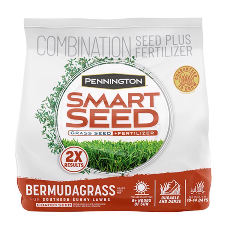 PENNINGTON - Pennington Smart Seed Bermuda Grass Full Sun Grass Seed and Fertilizer 1.75 lb