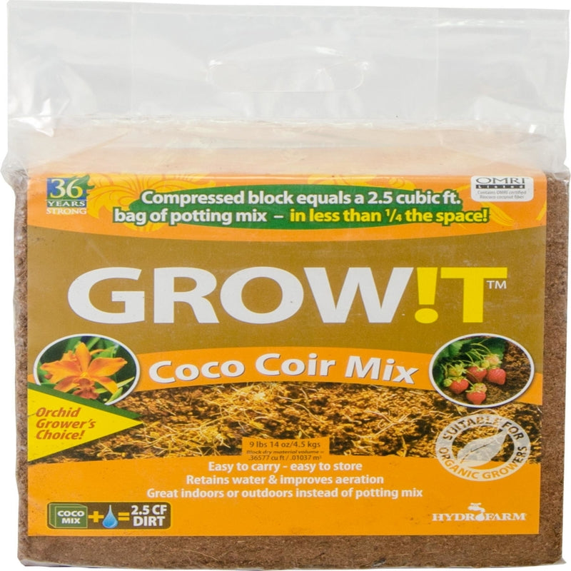 GROWIT - Growit Organic All Purpose Coco Coir Mix 0.37 cu ft