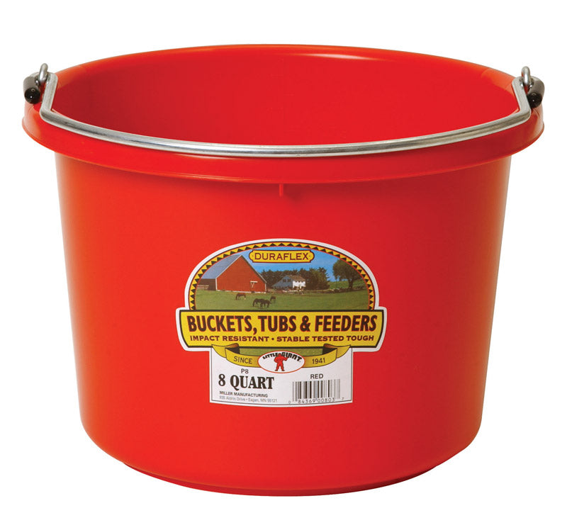 MILLER - Miller 8 qt Bucket Red