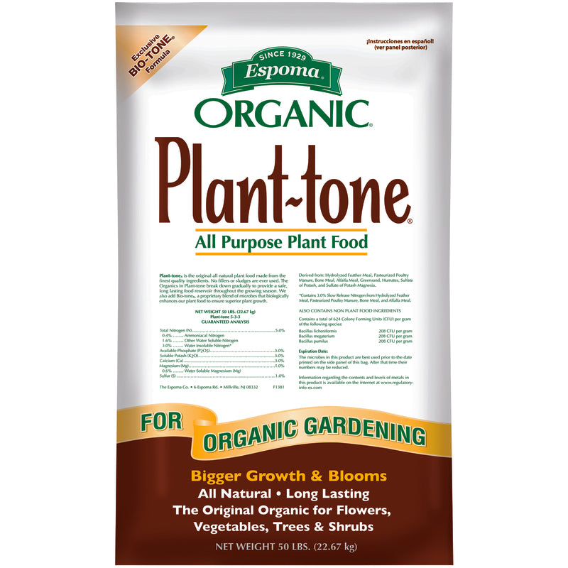 ESPOMA - Espoma Plant-tone Organic Granules Plant Food 50 lb