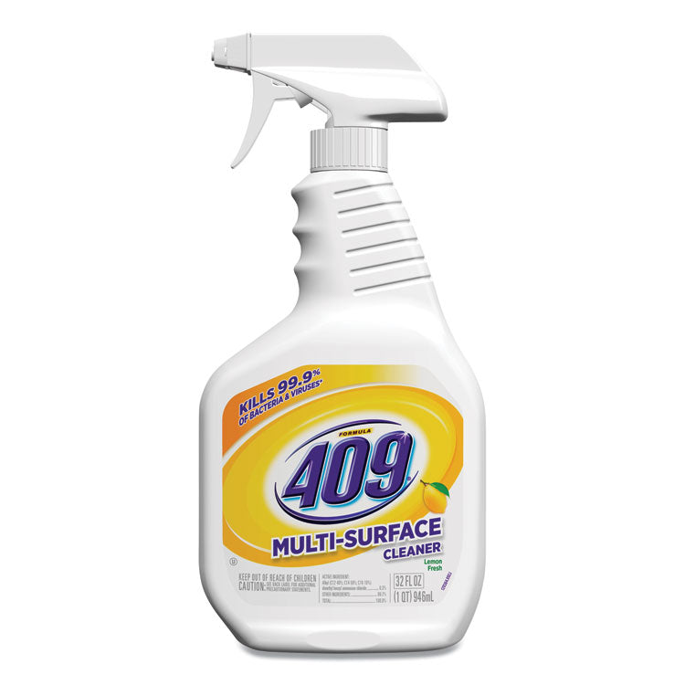 Formula 409 - Multi-Surface Cleaner, Lemon, 32 oz Spray Bottle, 9/Carton