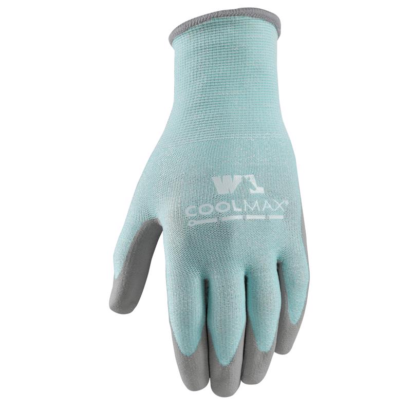WELLS LAMONT - Wells Lamont Coolmax Women's Indoor/Outdoor Knit Work Gloves Black/Gray L 1 pair