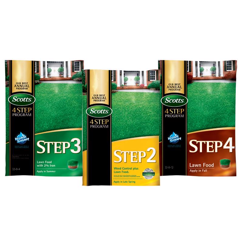 SCOTTS - Scotts 3 Step Annual Program Lawn Fertilizer For All Grasses 5000 sq ft
