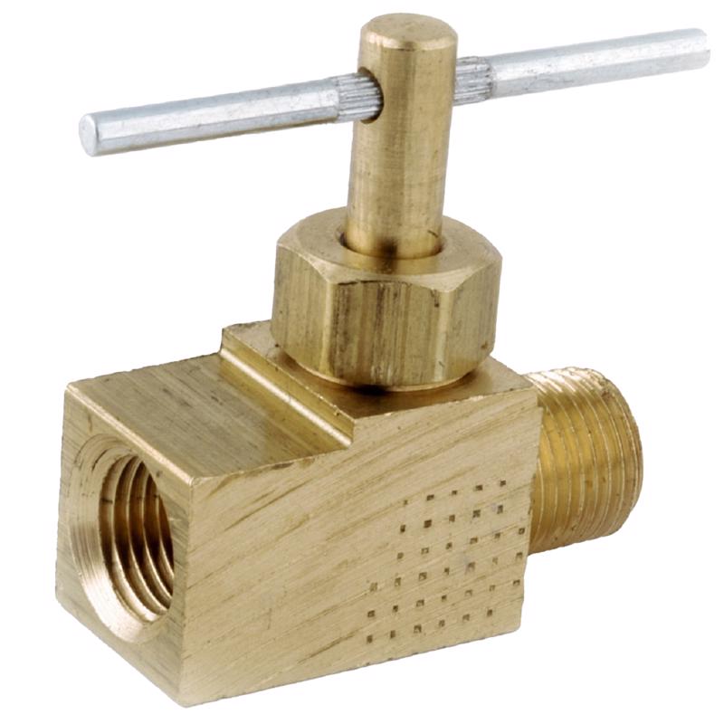 ANDERSON METALS - Anderson Metals 1/4 in. 1/4 in. Brass Needle Valve [759135-04AH]